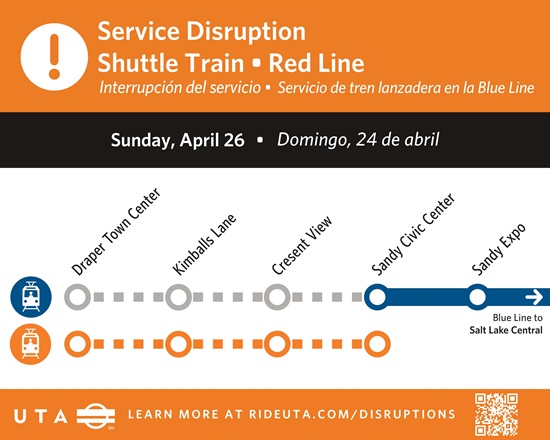 Draper Disruptions Map